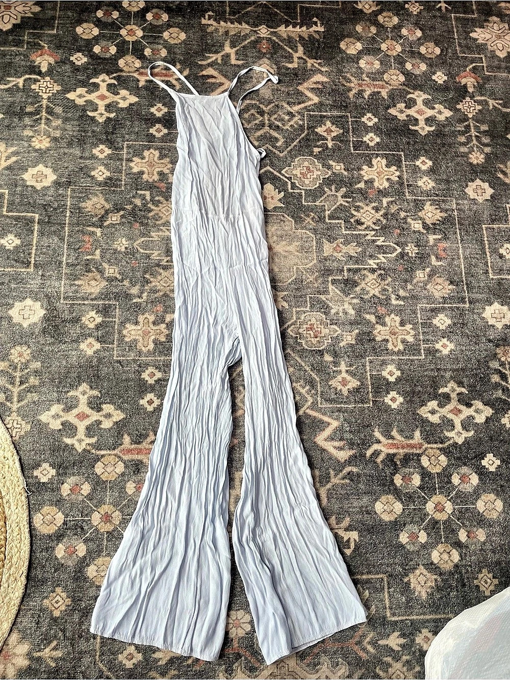 Don’t Ask Why American Eagle Blue Wide Leg Jumpsuit